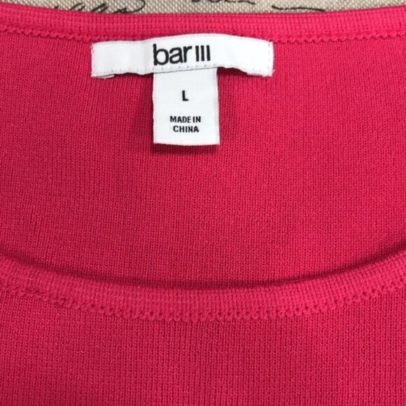 Bar III Bodycon Cropped Crew-Neck Sweater - Picture 4 of 5